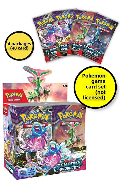 TOYFEST حزمة تعزيز القوات المؤقتة القرمزية والبنفسجية - بطاقة ألعاب البوكيمون...