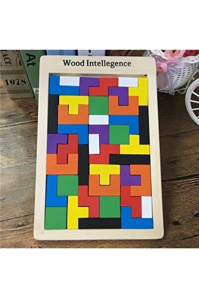 kaan oyuncak لعبة تيتريس الخشبية التعليمية المستوردة