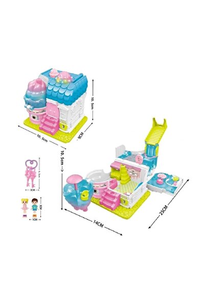 VARDEM OYUNCAK QF2910-11-12-13-14-15 سلسلة منزلية مع ملحقات موسيقية مضاءة قاب...