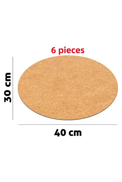 SaltanArt ورقة شاحن 6 قطع 30x40 سم شاحن 3 مم خام MDF قطع ليزر