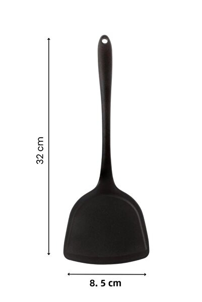Single (1 Piece) Hard Silicone Heat Resistant Fireproof Non-Stick Spatula