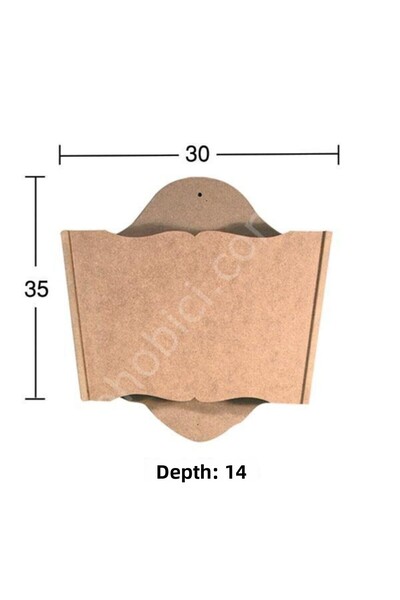 İstanbul Hobi صندوق البواب الخشبي Kp-121