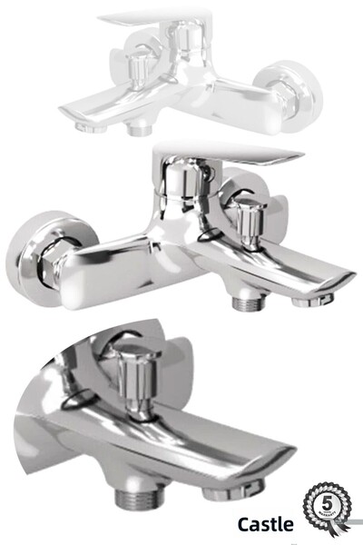 KALE صنبور دش الحمام ترادفي طويل الأنف 166 ملم410200500260