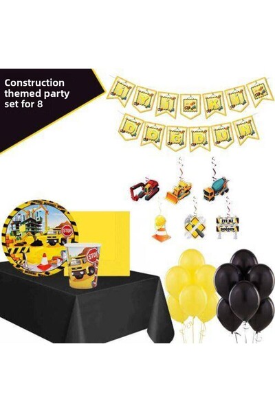 Parti Dükkanım مجموعة حفلات آلات الأعمال لـ 8 أشخاص