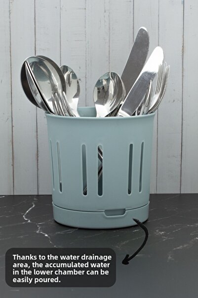 Fesya Home Linya Organizator de bucătărie modular cu cilindru pentru tacâmuri...