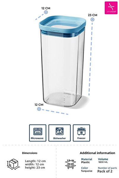 Prima Nova Seoul Dry Food Storage Container Set of 4