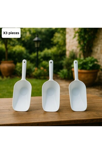 Metler 3 Pieces Large Size Plastic Nuts Cookie Shovel - Food and Coffee Spice...