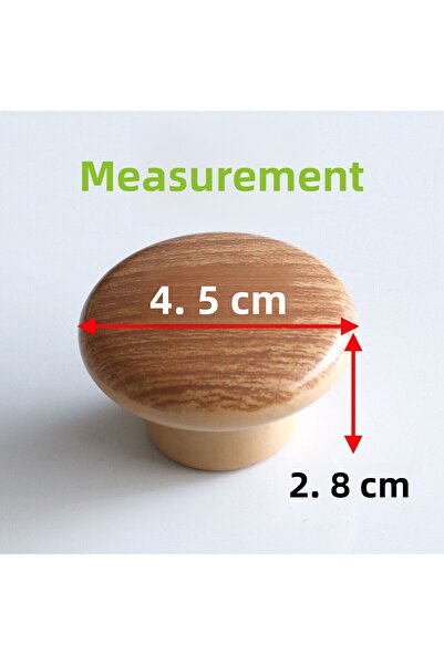 Badem10 Bohemian Plastic Button 10 τμχ Έπιπλα από καρυδιά εξωτερικού χώρου Συρτάρι κουζίνας Ντουλάπα Ντουλάπα Λαβή Λαβή