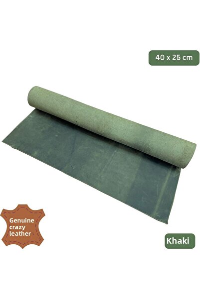 ipekbazaar Crazy Piece Leather 40*25 cm Leather Crazy Leather Genuine Leather Piece For Hobby