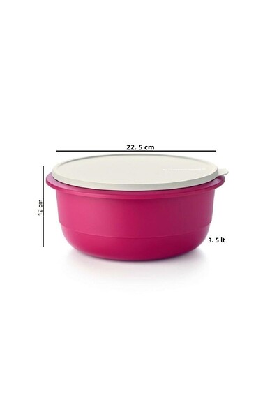 Tupperware Miksim 3.5 Lt Storage Preparation Container Fuchsia Miks Hsgl