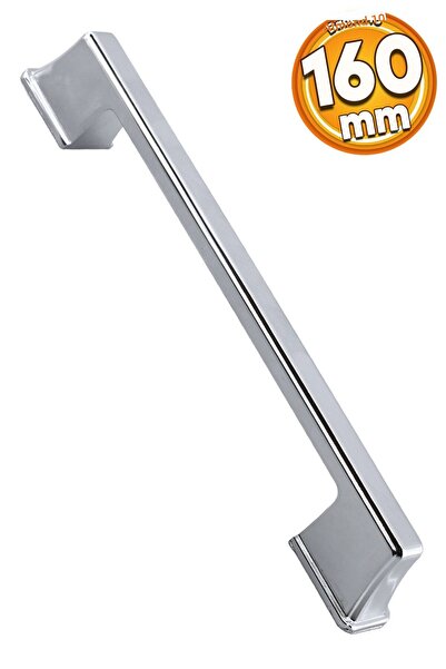 Badem10 Cemre Mâner 160 Mm Metal Cromat Mobilier Bucătărie Sertar Dulap Dulap...