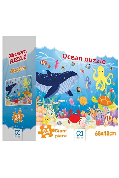 CA Games Ocean Floor Puzzle - 24 Pieces, Model 5231