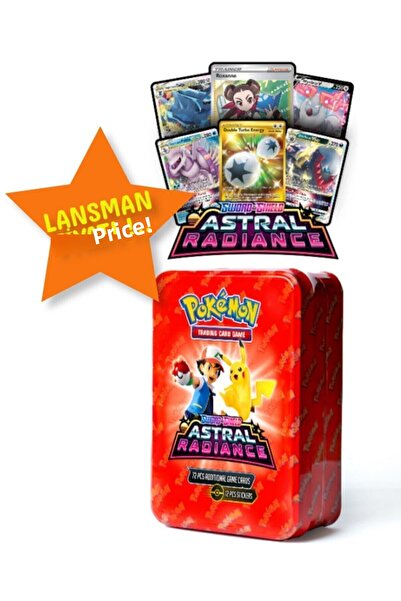 TOYFEST بطاقة لعب بوكيمون 72 - صندوق معدني سيف شيلد أسترال راديانس