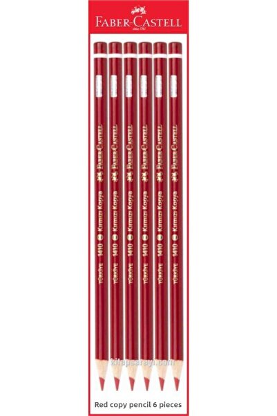 Faber Castell Faber Castel Red Copy Pen 6 Pieces