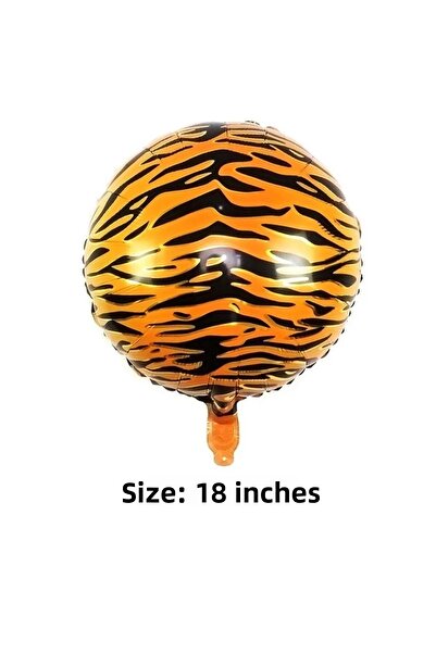 Deniz Party Store بالون فويل بنمط النمر مقاس 45 سم
