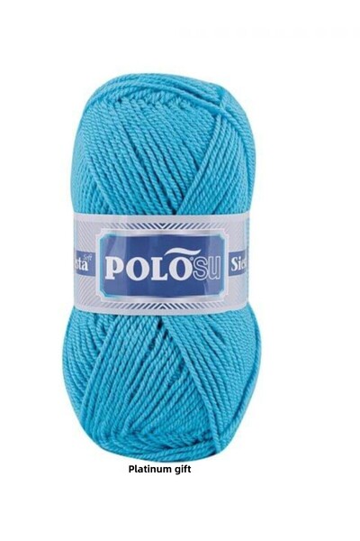 Polosu (5 τεμάχια) Siesta Soft 220 Turquoise Πλεκτό στο χέρι Νήματα για Πλεκτ...