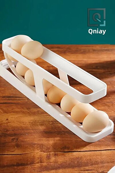 QNİAY New Egg Holder Egg Organizer Egg Organizer Egg Storage Container Fridge...