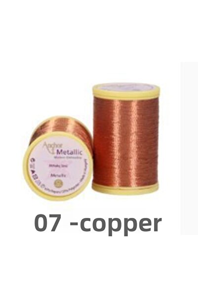 Anchor Anchor Glitter Floss Μεταλλικό Κέντημα Χεριών Glitter 10 gr Μικρό 14 - 3 Layers-07 - Χαλκός