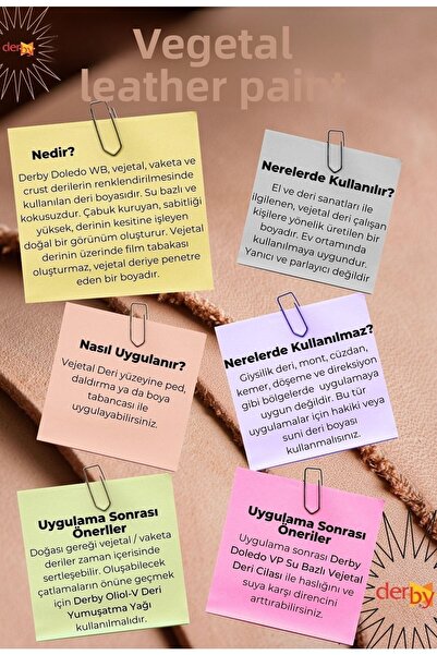 Derby Doledo Βάση Νερού Φυτική Δερμάτινη Βαφή 100 Gr, Vegetable Vaketa Paint, Leather Arts