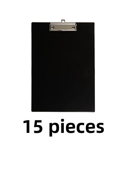 KRAF 15 Pcs A4 Without Cover Secretarial File Black