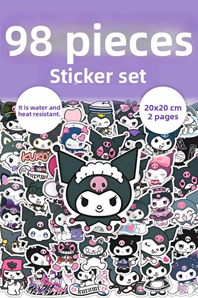 Grafikup Комплект от 98 стикера – етикети за химикалки, лаптопи, тетрадки, бу...