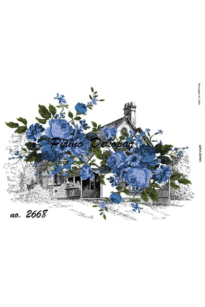 LİNEART Lineart Brass Decopage Paper No:L2668- 29X42Cm