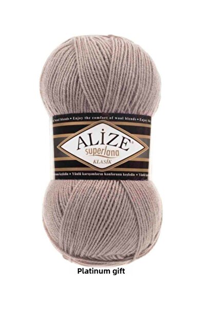 Alize (5 قطع) خيوط الحياكة اليدوية الكلاسيكية من سوبرلانا 541 من المنك، سترة ...