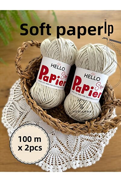 Hobianna Hello Soft Paper Soft Paper Strings No:01 - 2 Pieces