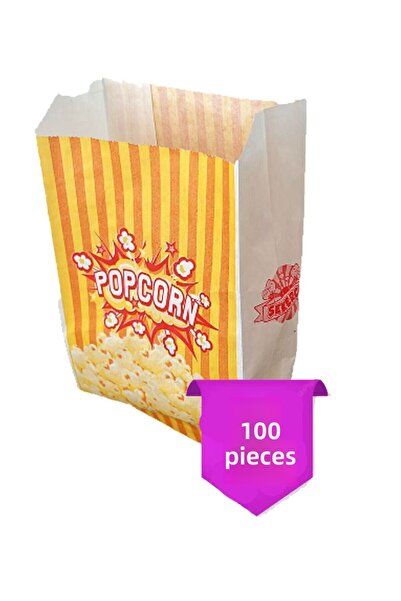 ŞEKERCE كيس فشار ورقي 100 قطعة مقاس L متوسط