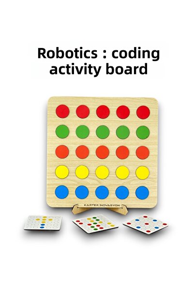 Bellacasa لغز مونتيسوري التعليمي الخشبي الملون - لعبة الترميز والألغاز