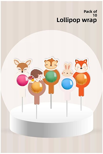 neşeli günlerim Pachet de 10 acadele tematice cu animale din pădure