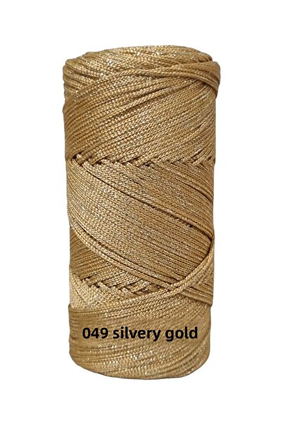 erdoğan hobi Ασημί σχοινί μακραμέ 200gr κρυστάλλινο σχοινί μακραμέ τσάντα σχοινί πλέξιμο σχοινί runner πλέξιμο σχοινί no3 -1mm σχοινί μακραμέ