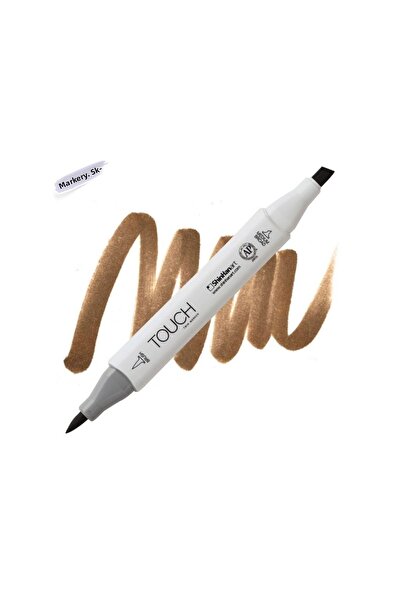 Shinhan Art Touch Twin Brush Pen : Double Sided Marker : Br92 Chocolate