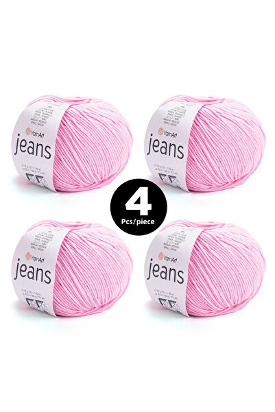 Yarnart Lanț de tricotat Jean's No. 36 - Pachet de 4