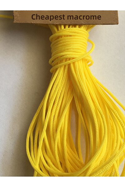 Makromİps سلسلة سوار مكرامية فاخرة (10 أمتار) حزمة مسبحة المظلة هواية محبوكة