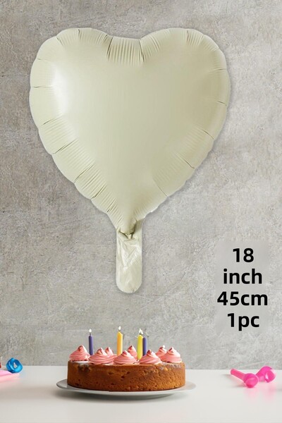 PEKSHOP كريم القلب احباط بالون البحر الرمال اللون الرجعية القلب بالون 18 "45 سم