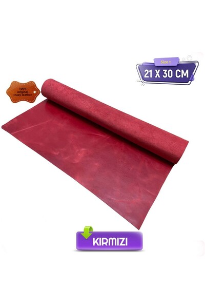 AiryFooT Crazy Piece Leather 21 x 30 cm Leather Crazy Leather Естествена кожа...