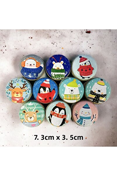 ayyagift صندوق معدني منقوش للعام الجديد - هدايا ومجوهرات عيد الميلاد للعام ال...