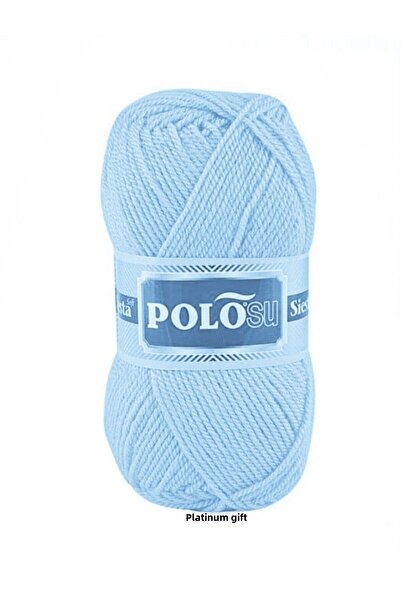 Polosu (5 τεμάχια) Siesta Soft 219 Μπλε νήματα πλεκτά στο χέρι για γιλέκο Ζακέτα Νήματα για κασκόλ Πλεκτό νήματα για πουλόβερ