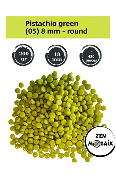 Zen Mozaik Mozaic rotund din sticlă perlat pentru lucrările tale de mozaic ar...