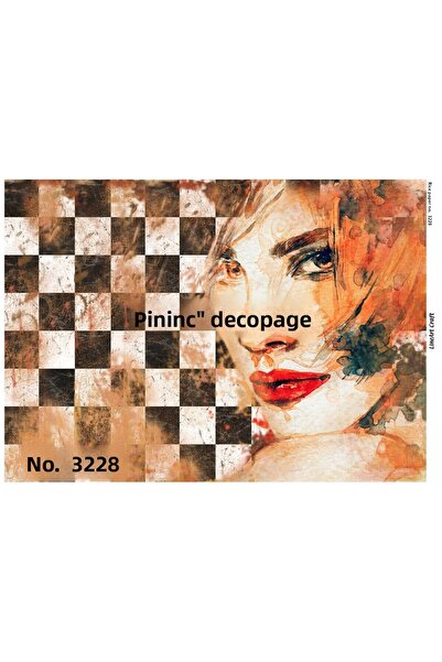 LİNEART Lineart Brass Decopage Paper No:L3228- 29X42Cm
