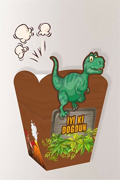 neşeli günlerim Dinosaur Concept - Cutie de 8 Popcorn (EGYPT)