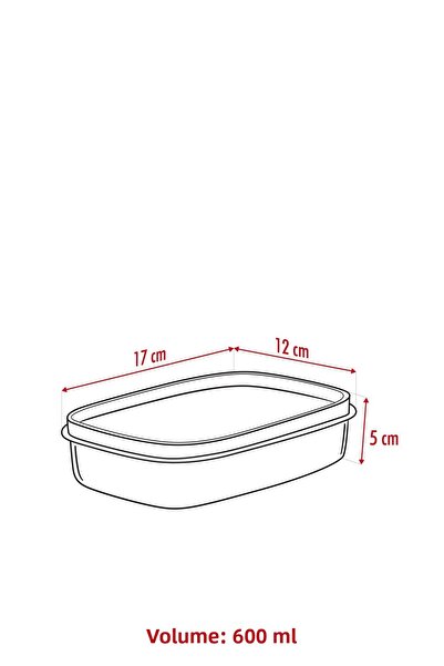 Depa 6 Pieces Storage Container - Breakfast 600 ML