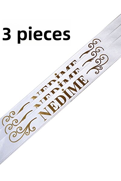 imzatasarım Panglică albă pentru domnișoară de onoare pentru domnișoare de on...