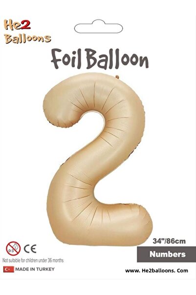 MFM 86 cm Caramel Figure Follyo Balloon - Age 2
