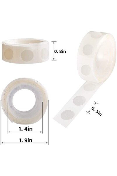 Parti dolabı Double Sided Mini Tape for Balloon Sticking 50 Pieces
