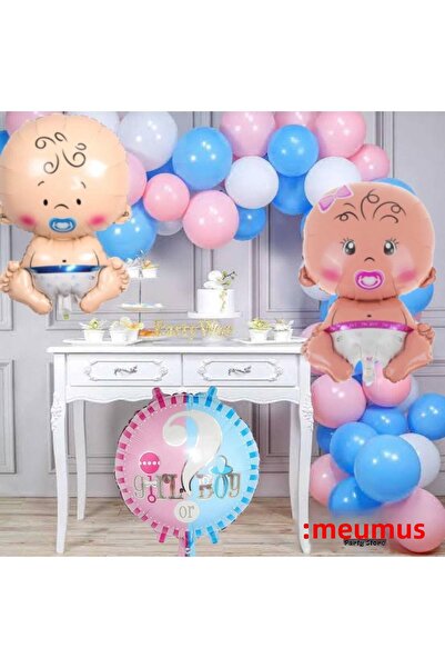 MFM Set de baloane cu lanț din folie pentru petrecere, fete sau băieți