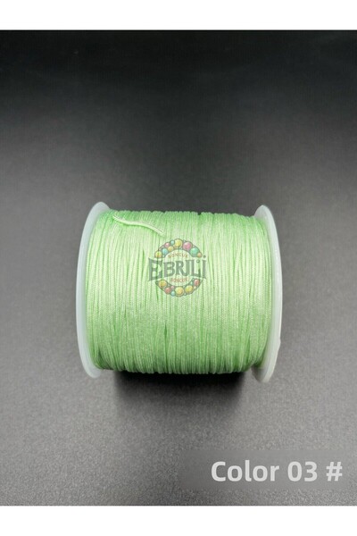 Ebruli Boncuk Accesoriu pentru realizarea de bijuterii cu frânghie de parașută de 0,8 mm Bijuterii cu mărgele (100 de metri)