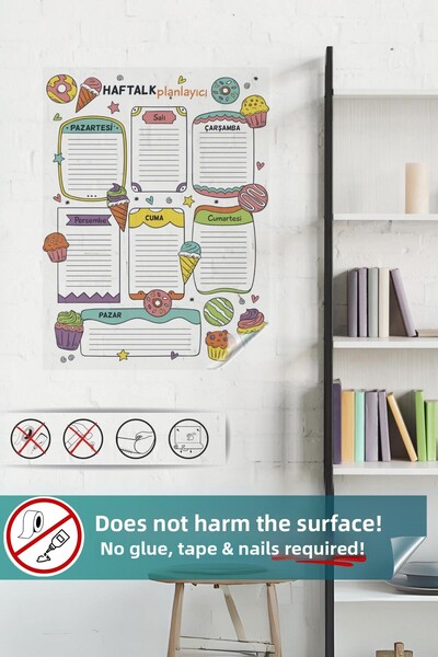 Pi Papers Planificator săptămânal colorat, hârtie inteligentă de scris și ște...