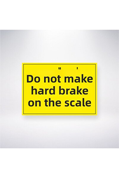 Reysa Tasarım ممنوع الوقوف على ميزان العمل غير المكتمل مقاس 21 × 35 ملصق لاصق...